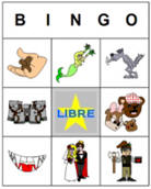 Cartones personalizados de bingo de DLTK