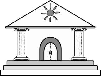 un templo al dios del sol Apolo