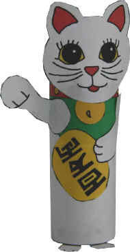 Manualidad de Maneki Neko