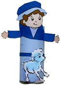 Manualidad con rollo de papel El Pastor