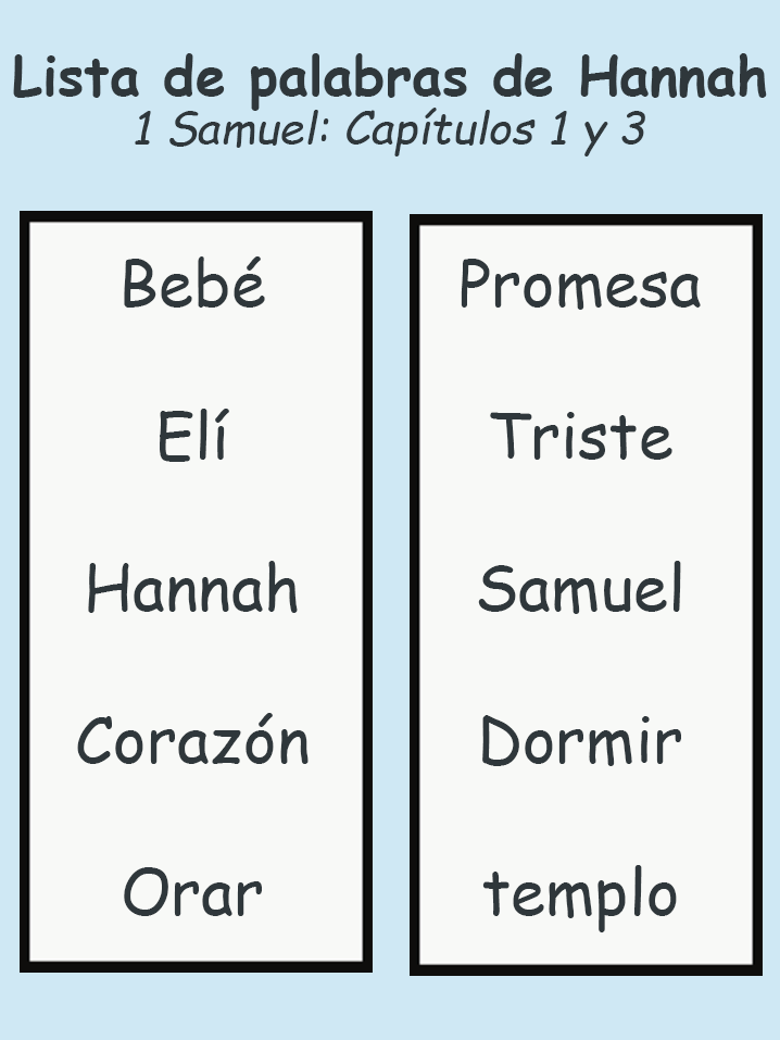 Lista de Palabras