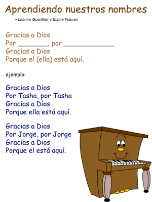 Canción para niños