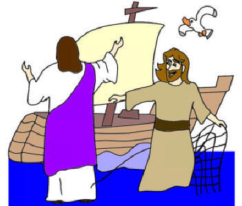 Jesús camina sobre el agua
