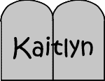 Etiquetas con tableta para nombres (Kaitlyn)