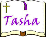 Etiquetas para nombre con la Biblia (Tasha)