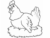 Dibujos de gallinas para colorear Dibujos de gallinas para colorear