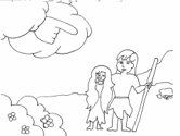 Dibujos de Adán y Eva