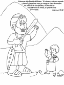 Dibujos de David y Goliat