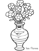 Dibujos de flores para colorear