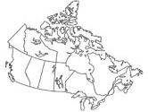 Dibujos de Canadá para colorear