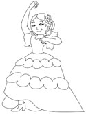una bailarina española