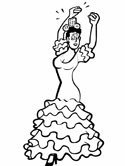 una bailarina española