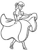 una bailarina española