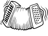 Dibujos de instrumentos musicales para colorear