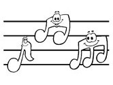 imágenes de las notas musicales