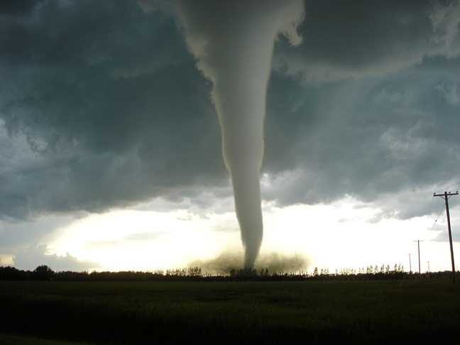Tornado F5 cerca de Elie, Manitoba en 2007