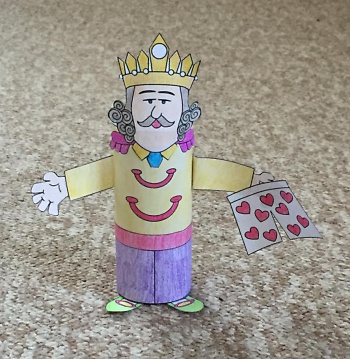 Manualidad con tubo de papel higiénico el Emperador