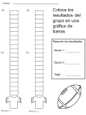 Coloca los resultados del grupo en una gráfica de barras