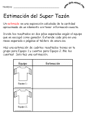 Estimar los resultados del grupo