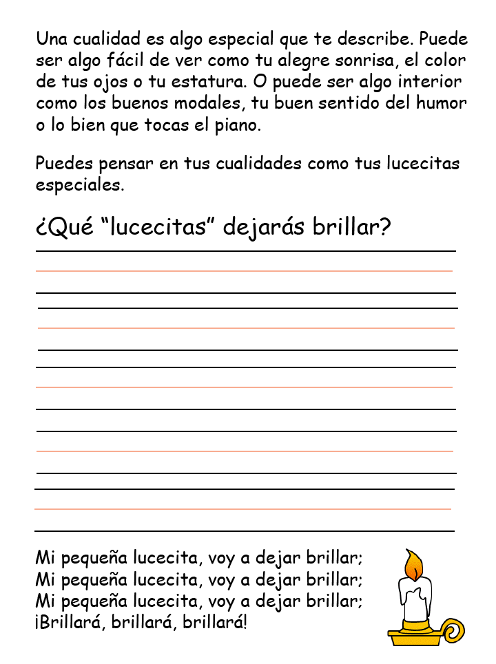 ¿Qué “lucecitas” dejarás brillar?