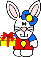 Manualidad de cumpleaños conejo de papel