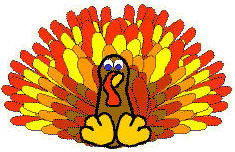pavo con huellas