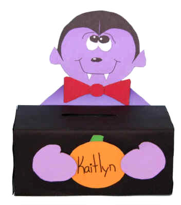 Caja de vampiro para Halloween