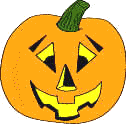 Manualidades de cortar y pegar caras de calabazas