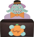 Caja de extraterrestre para Halloween