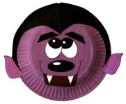 Plato de papel de vampiro