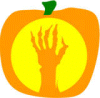 Plantilla mano del zombi