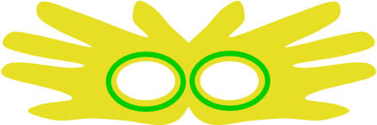 Máscaras de Mardi Gras