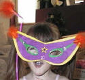 Máscaras de Mardi Gras