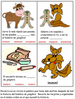 Tarjetas de secuencia de historia
