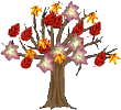 Manualidad de árbol de otoño