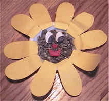 Manualidad con plato de papel el girasol