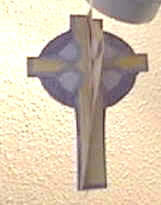 Manualidad de papel cruz 3D
