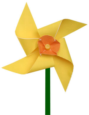 Manualidad molinete de narciso