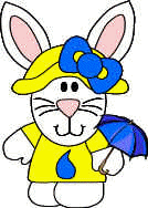 Manualidad de conejo de papel