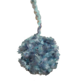 Manualidad pompón de lana
