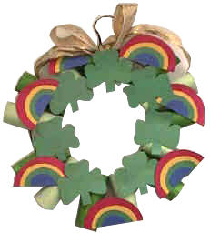 Manualidad corona del día de San Patricio