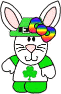 Manualidad de San Patricio conejo de papel