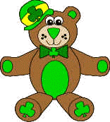 Manualidad de San Patricio oso de papel