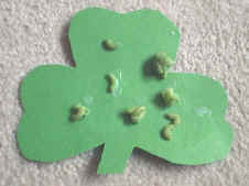 easy shamrock paper craft