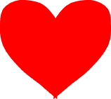 corazón del papel de construcción