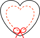 Manualidades de enlazado  - un corazón