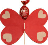 Mariposa con chupa-chup