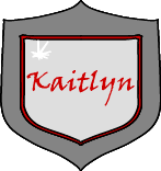 Etiquetas de escudo para nombre (Kaitlyn)