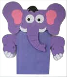 Manualidad con bolsa de papel el elefante