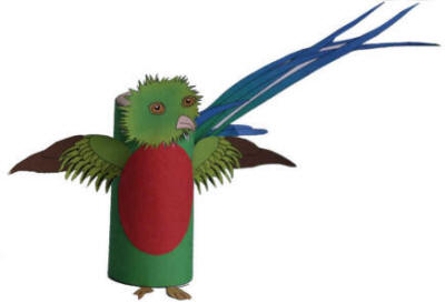 Manualidad quetzal